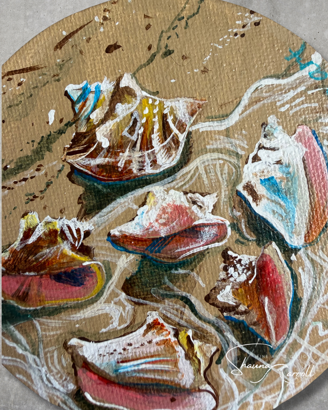 Mini Magnet: Conch Beach
