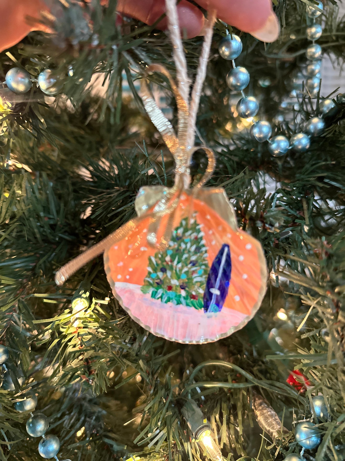 Seashell Ornament- Surfer’s Beach