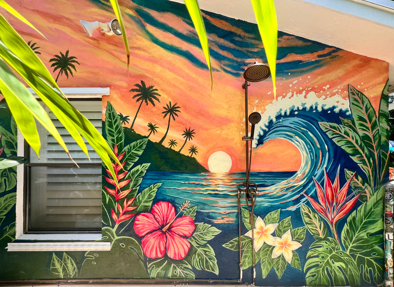 Completed mural installation
