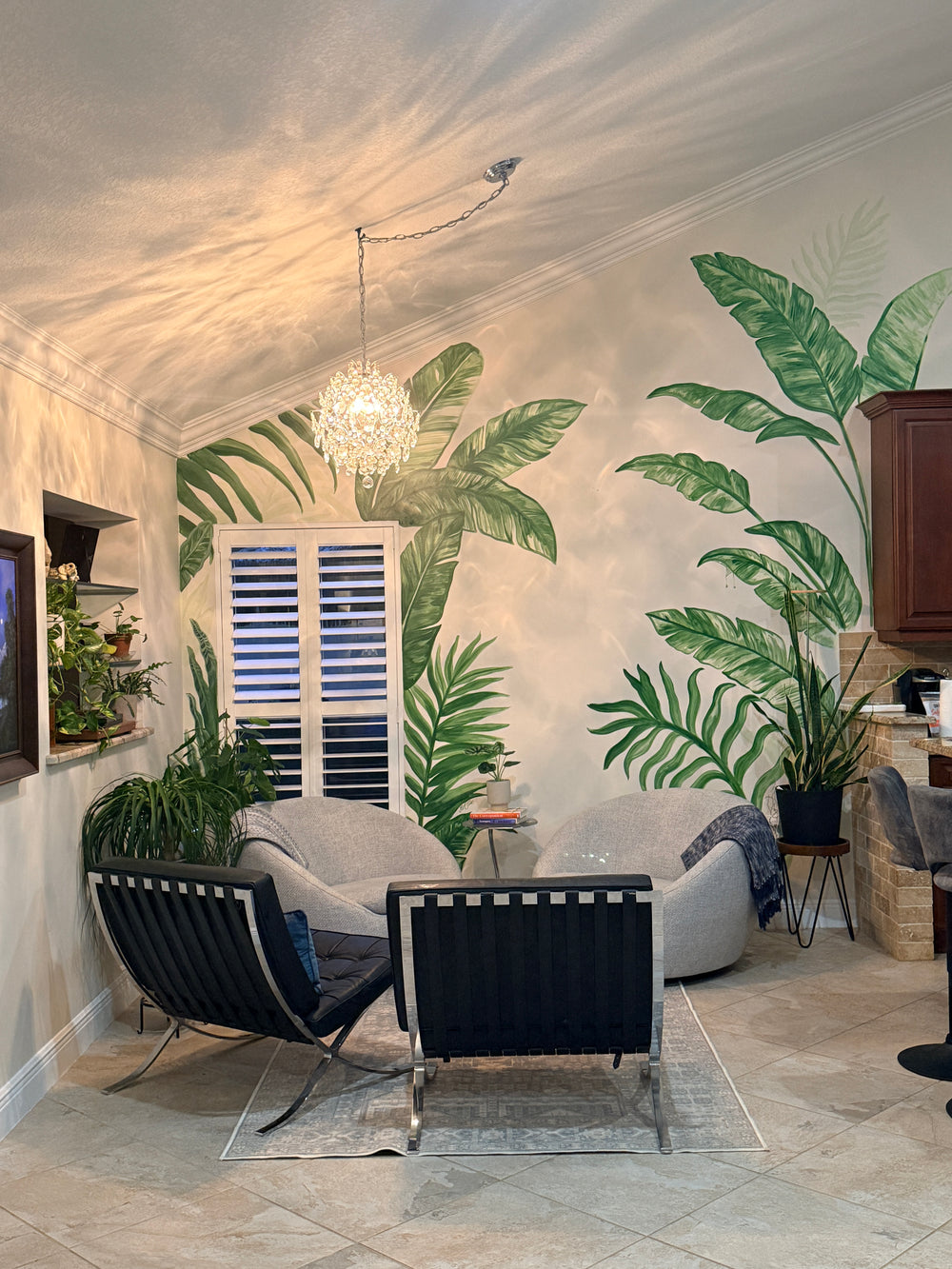 Tropical Garden Mural